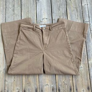 Everlane wide-leg crop chino - size 8